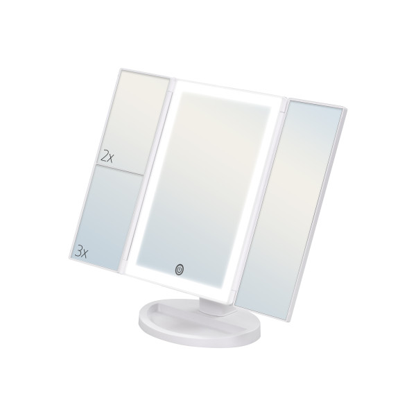 MAKEUP - Espelho de Maquilhagem com Fita de Luz LED e Ampliação